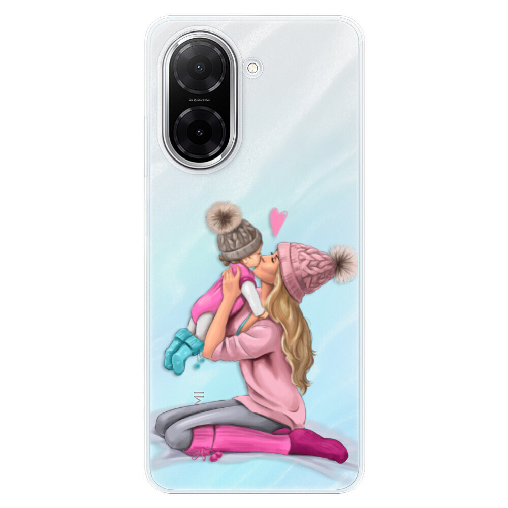 Odolné silikónové puzdro iSaprio - Kissing Mom - Blond and Girl - Xiaomi Redmi A5