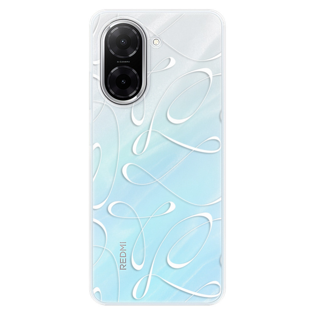 Odolné silikónové puzdro iSaprio - Fancy - white - Xiaomi Redmi A5