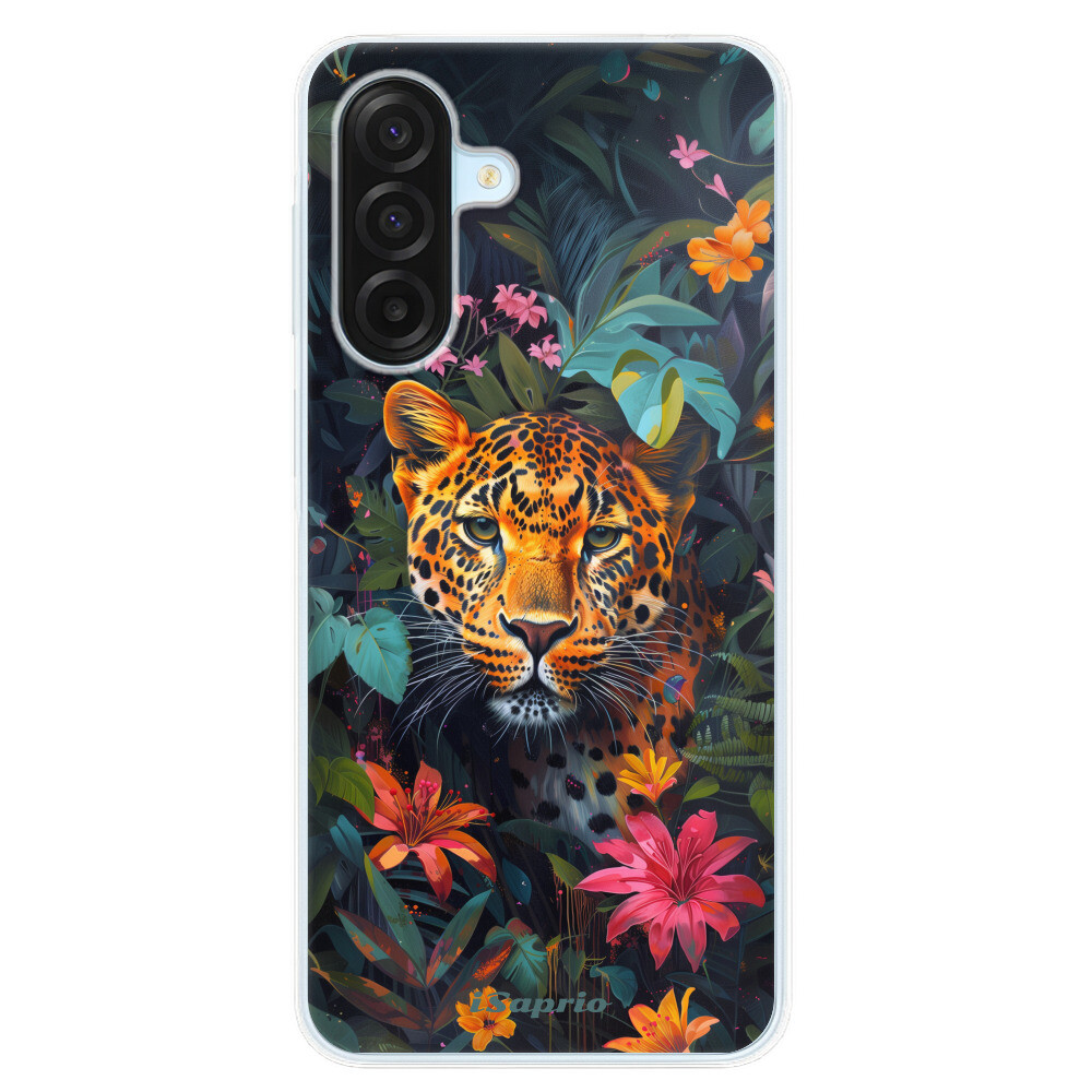 Odolné silikónové puzdro iSaprio - Flower Jaguar - Samsung Galaxy A17 / A17 5G
