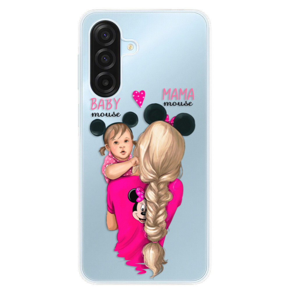 Odolné silikónové puzdro iSaprio - Mama Mouse Blond and Girl - Samsung Galaxy A17 / A17 5G