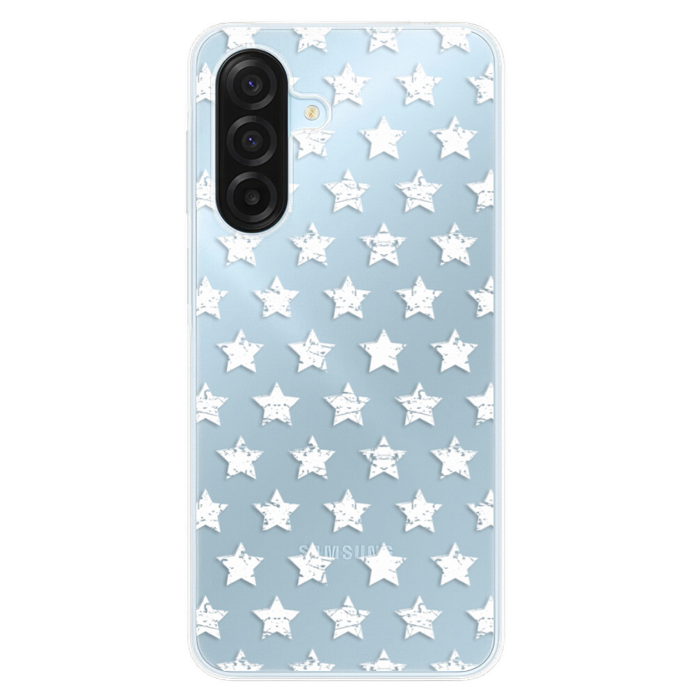 Odolné silikónové puzdro iSaprio - Stars Pattern - white - Samsung Galaxy A17 / A17 5G