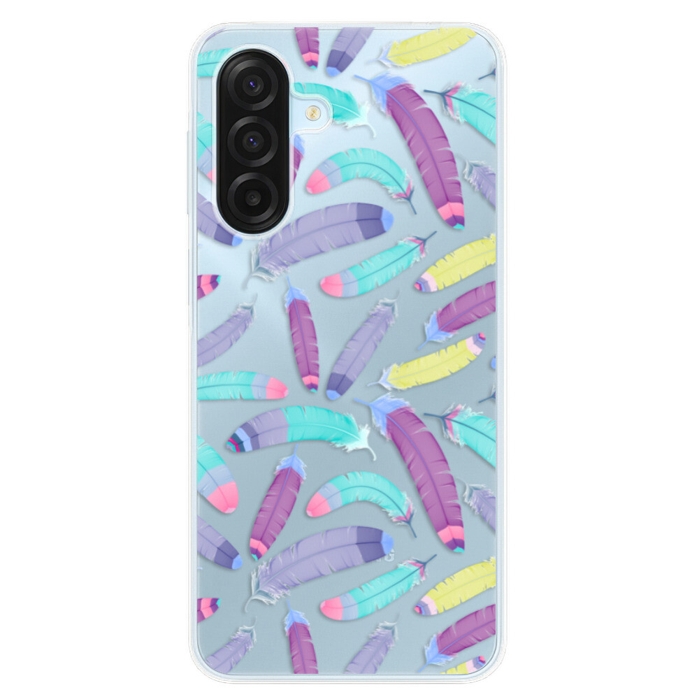 Odolné silikónové puzdro iSaprio - Feather Pattern 01 - Samsung Galaxy A17 / A17 5G