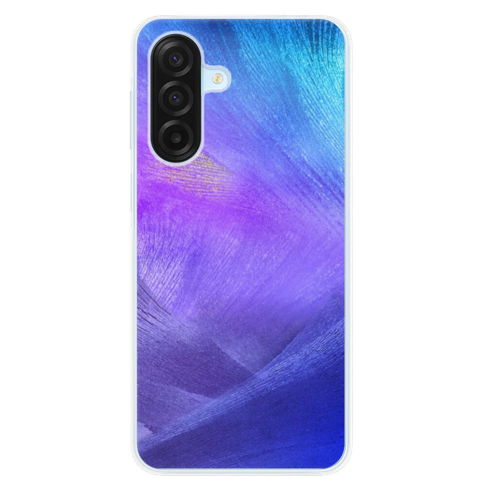 Odolné silikónové puzdro iSaprio - Purple Feathers - Samsung Galaxy A17 / A17 5G