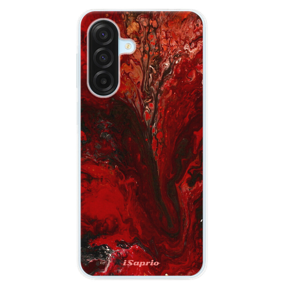 Odolné silikónové puzdro iSaprio - RedMarble 17 - Samsung Galaxy A17 / A17 5G