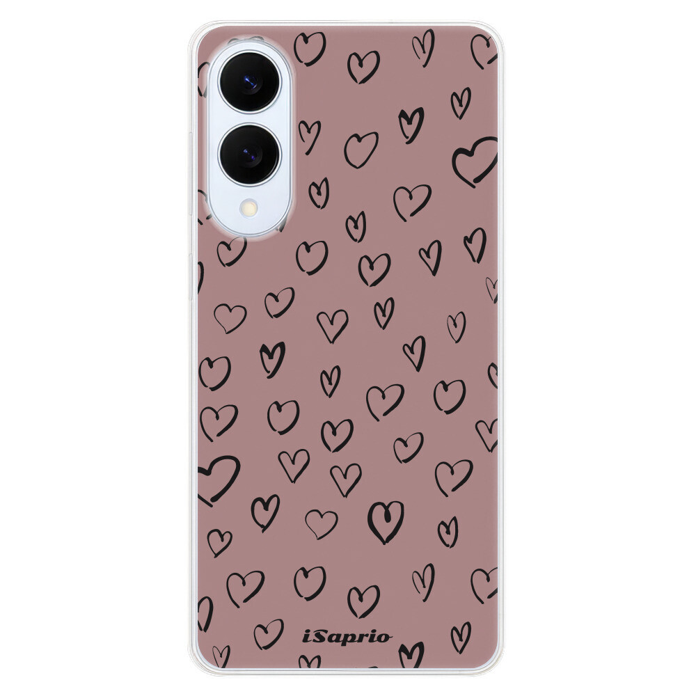 Odolné silikónové puzdro iSaprio - Heart Dark - Samsung Galaxy S25 Edge