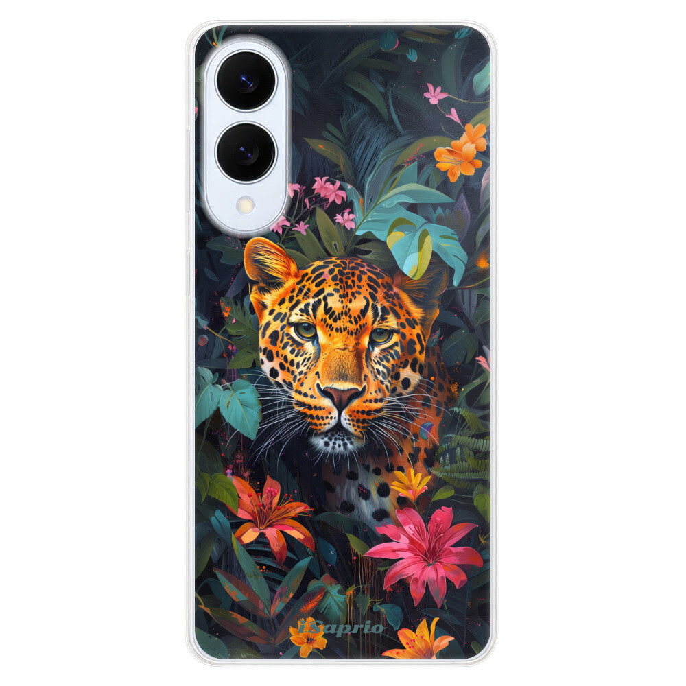 Odolné silikónové puzdro iSaprio - Flower Jaguar - Samsung Galaxy S25 Edge