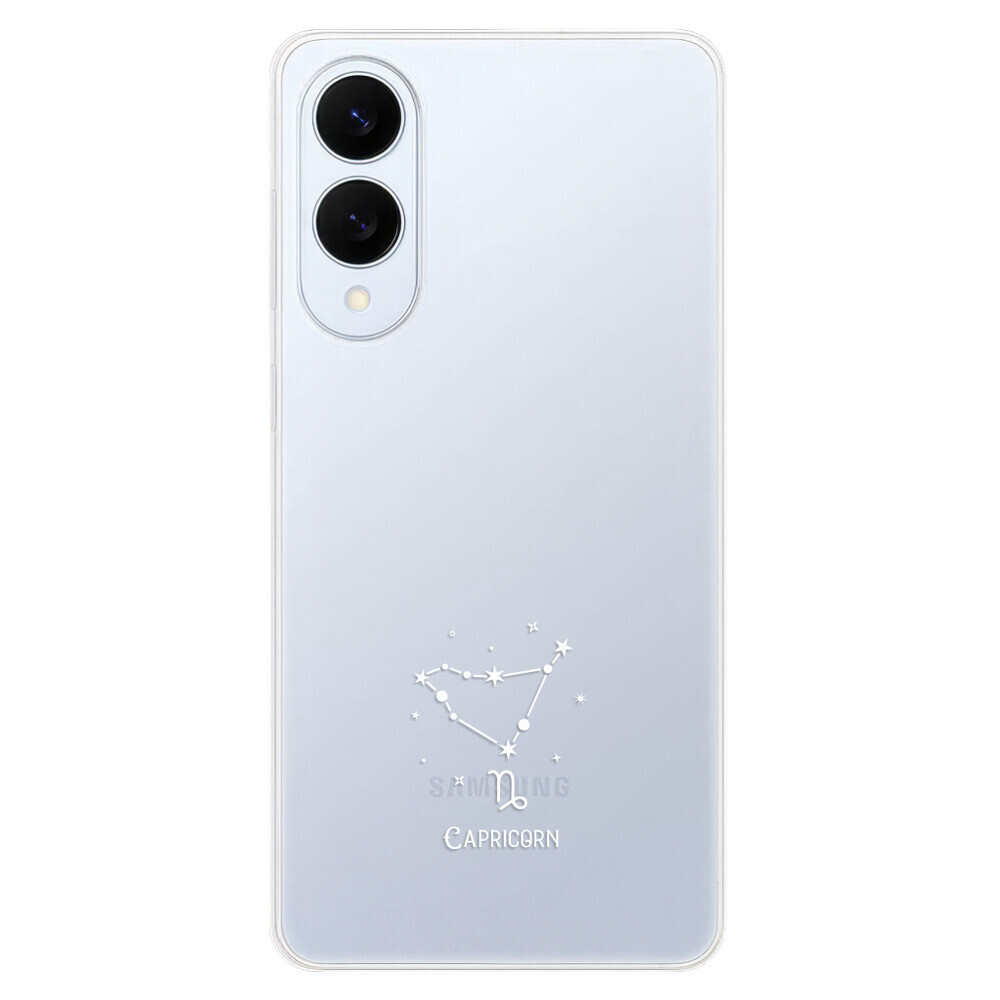 Odolné silikónové puzdro iSaprio - čiré - Kozoroh - Samsung Galaxy S25 Edge