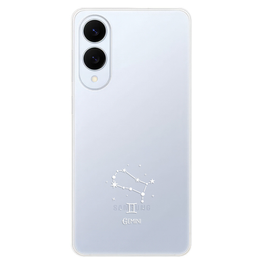 Odolné silikónové puzdro iSaprio - čiré - Blíženci - Samsung Galaxy S25 Edge