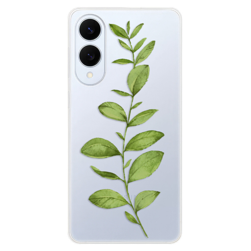 Odolné silikónové puzdro iSaprio - Green Plant 01 - Samsung Galaxy S25 Edge