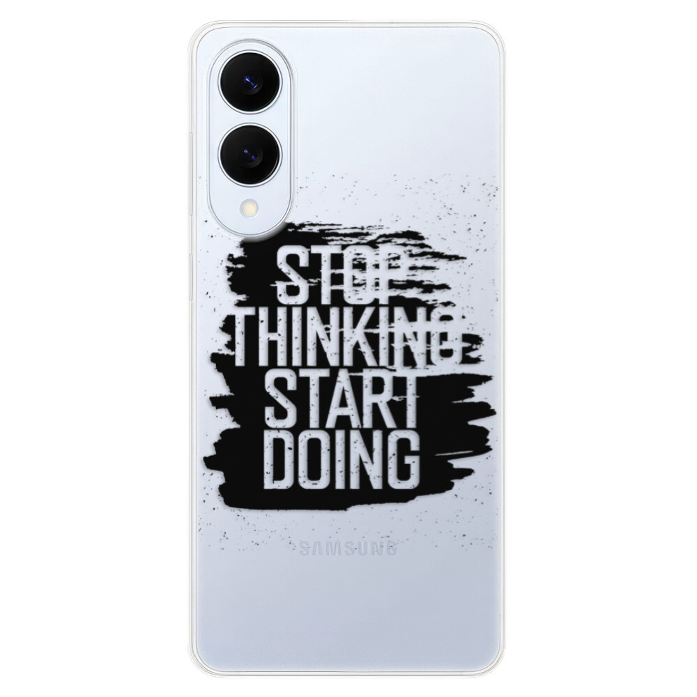 Odolné silikónové puzdro iSaprio - Start Doing - black - Samsung Galaxy S25 Edge