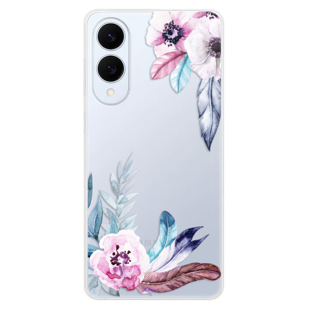 Odolné silikónové puzdro iSaprio - Flower Pattern 04 - Samsung Galaxy S25 Edge