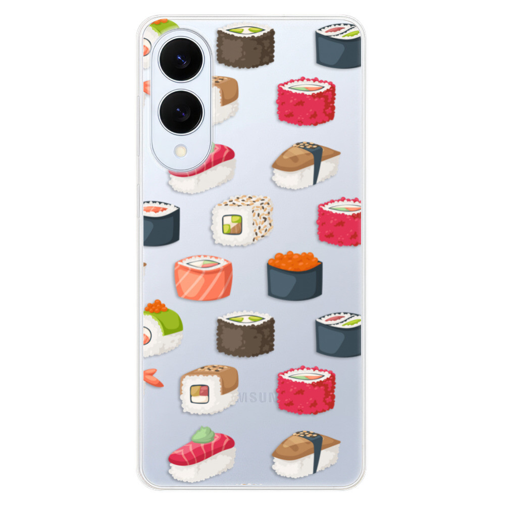 Odolné silikónové puzdro iSaprio - Sushi Pattern - Samsung Galaxy S25 Edge
