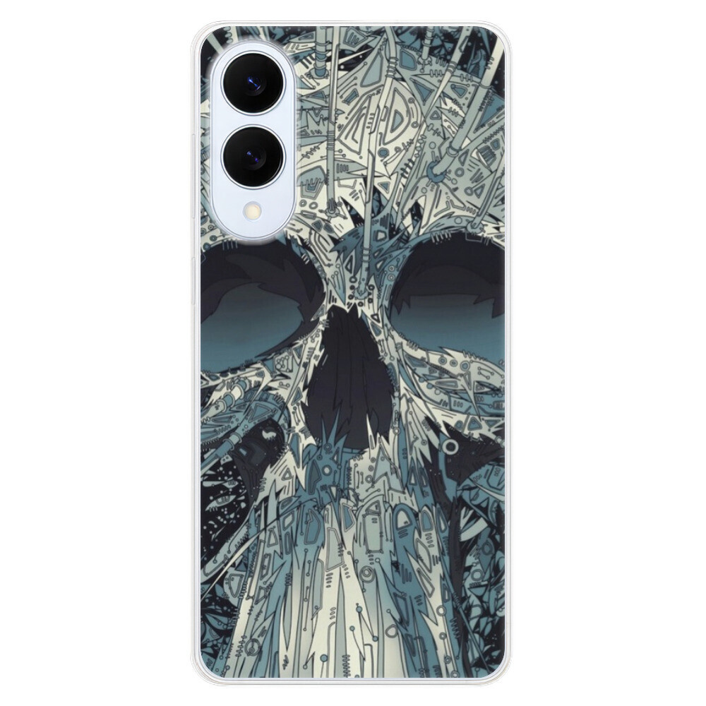Odolné silikónové puzdro iSaprio - Abstract Skull - Samsung Galaxy S25 Edge