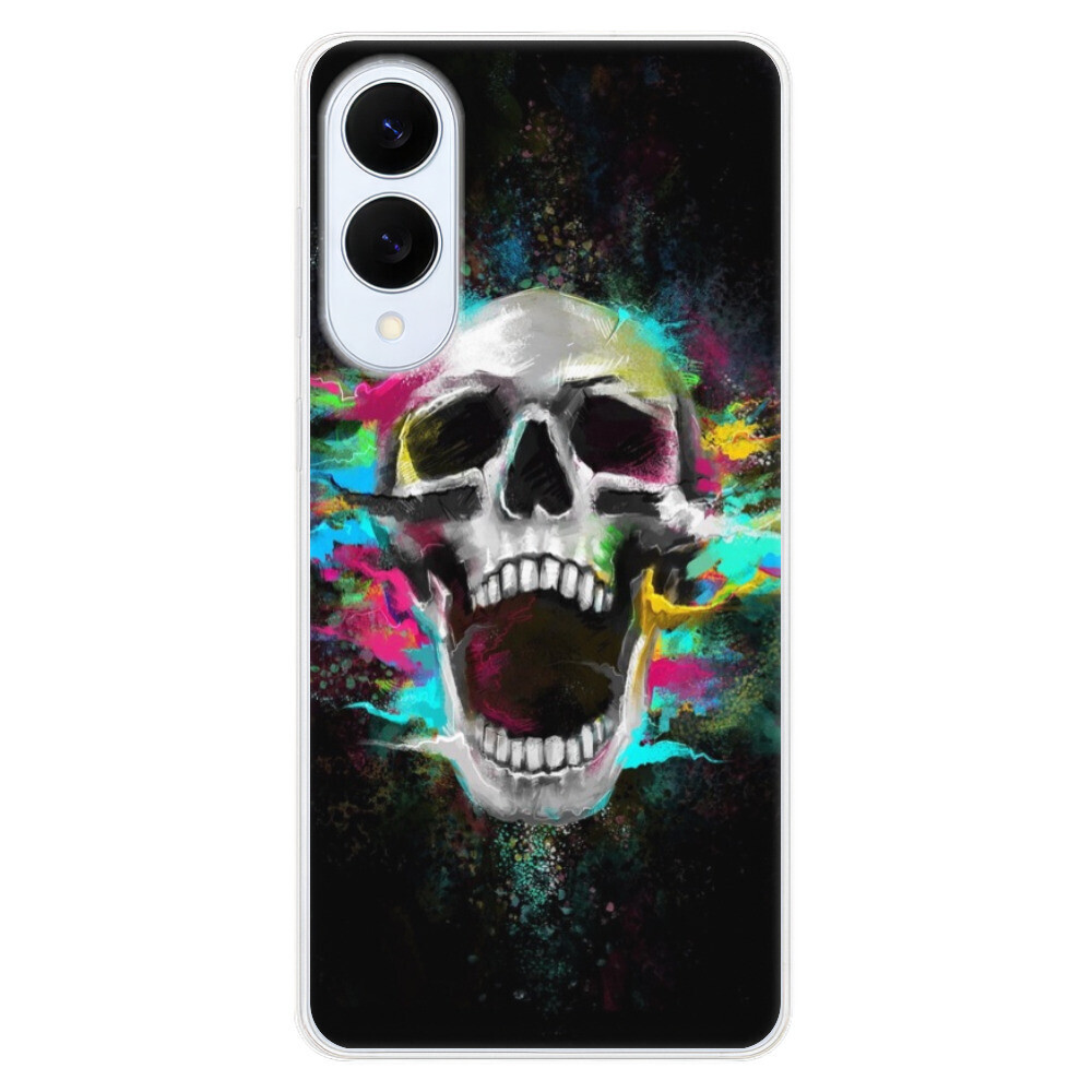 Odolné silikónové puzdro iSaprio - Skull in Colors - Samsung Galaxy S25 Edge