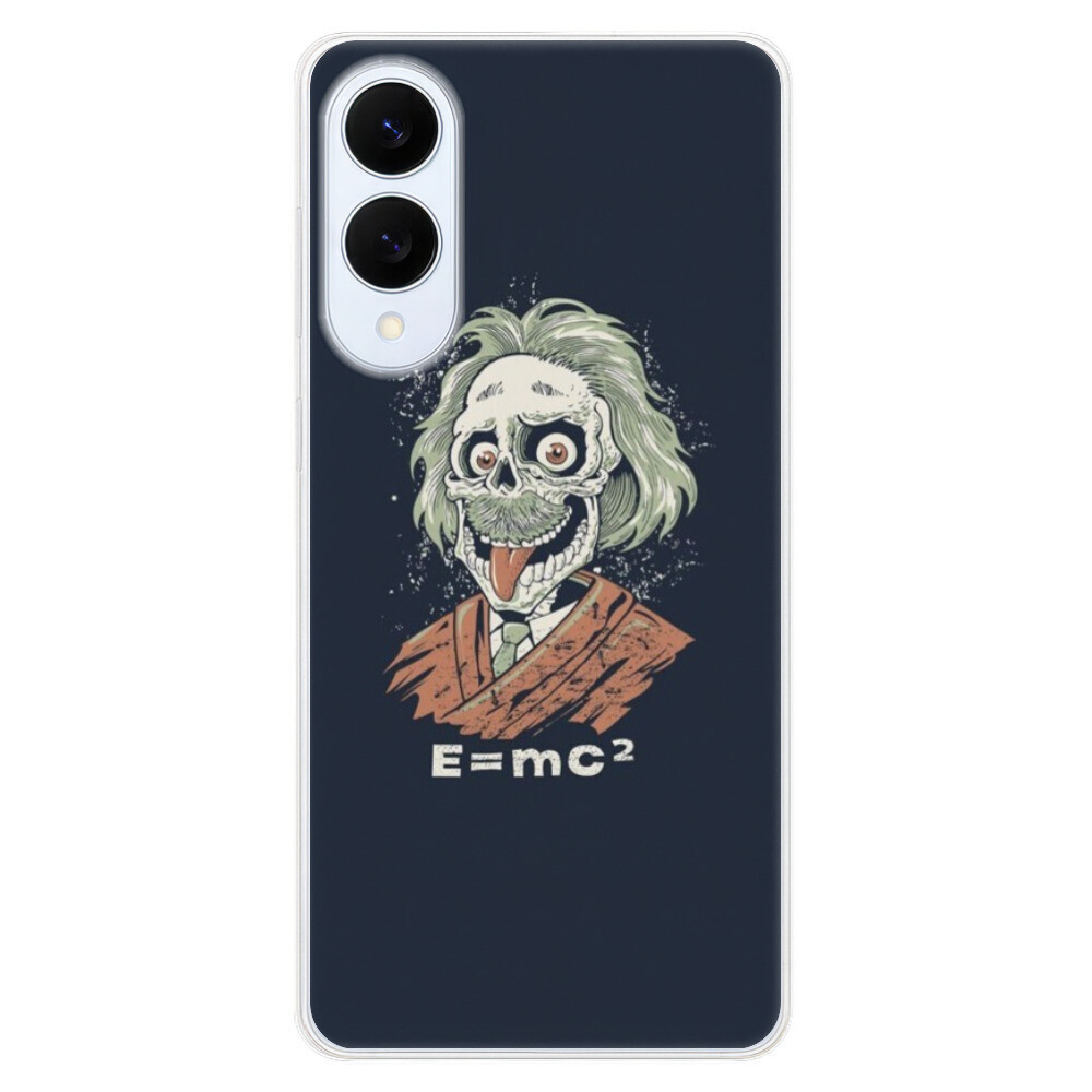 Odolné silikónové puzdro iSaprio - Einstein 01 - Samsung Galaxy S25 Edge