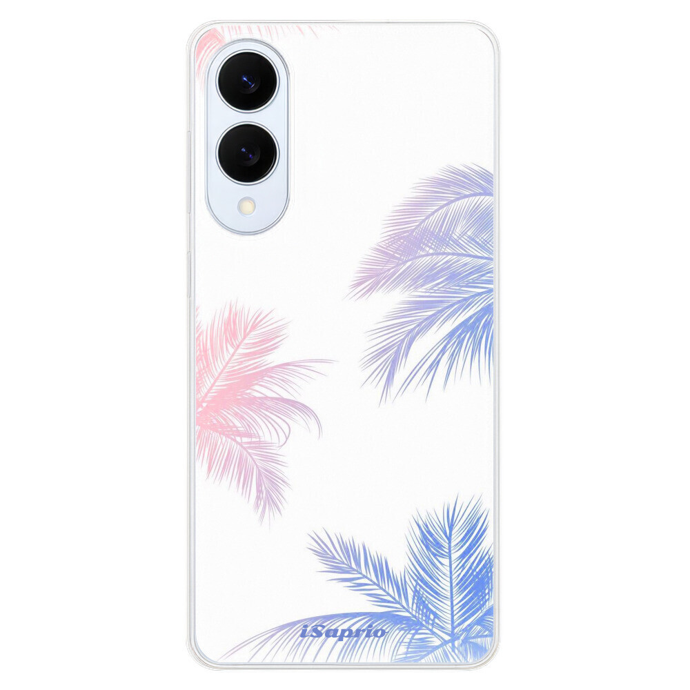 Odolné silikónové puzdro iSaprio - Digital Palms 10 - Samsung Galaxy S25 Edge
