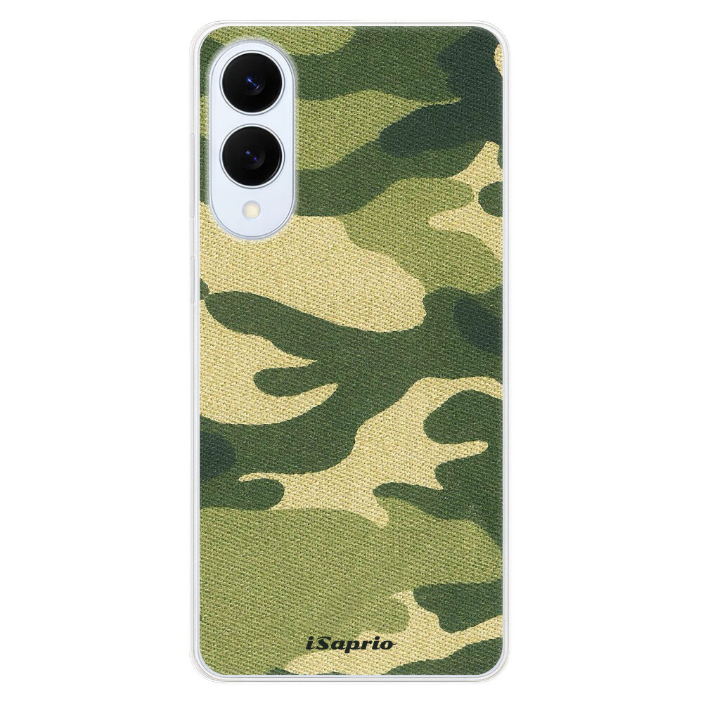 Odolné silikónové puzdro iSaprio - Green Camuflage 01 - Samsung Galaxy S25 Edge