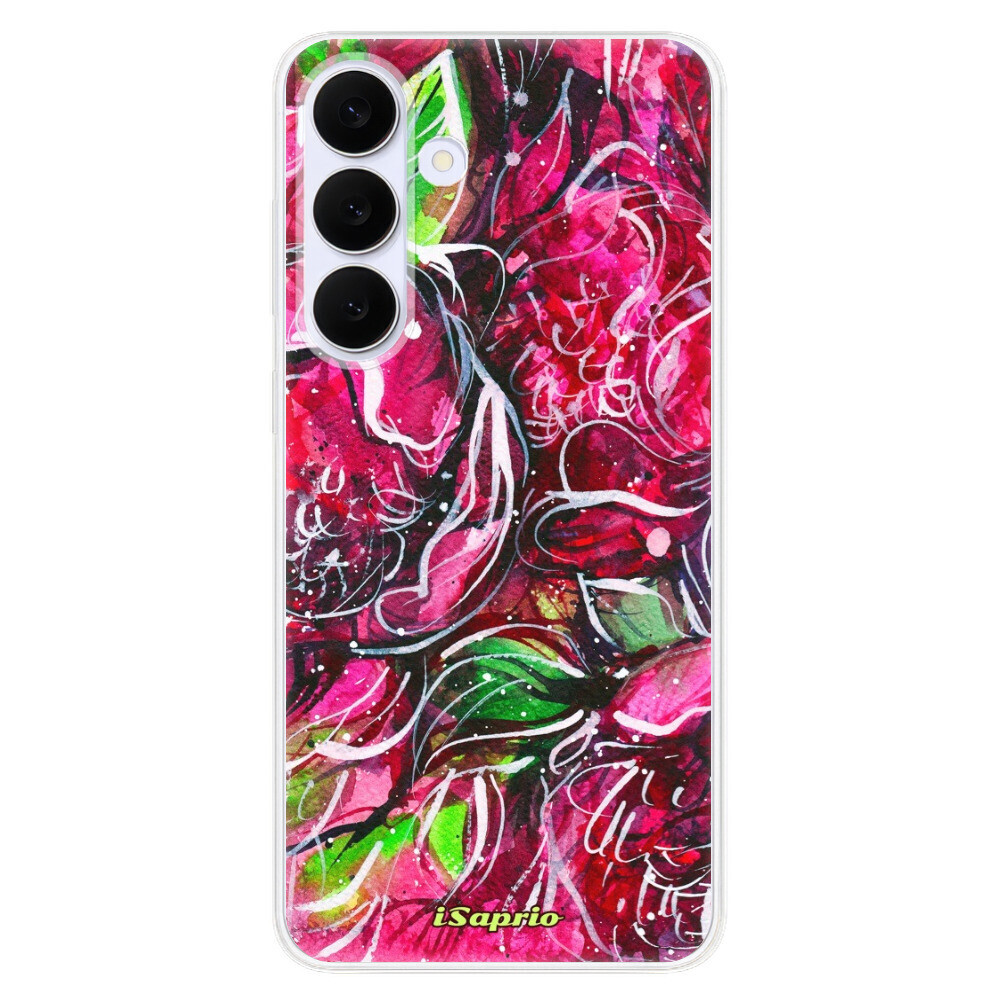 Odolné silikónové puzdro iSaprio - Burgundy - Samsung Galaxy S25 FE