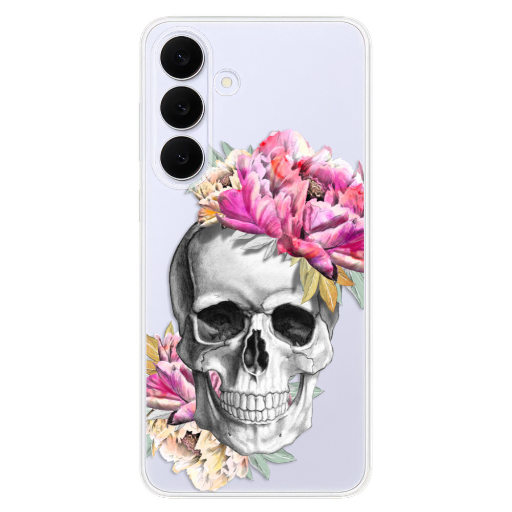 Odolné silikónové puzdro iSaprio - Pretty Skull - Samsung Galaxy S25 FE