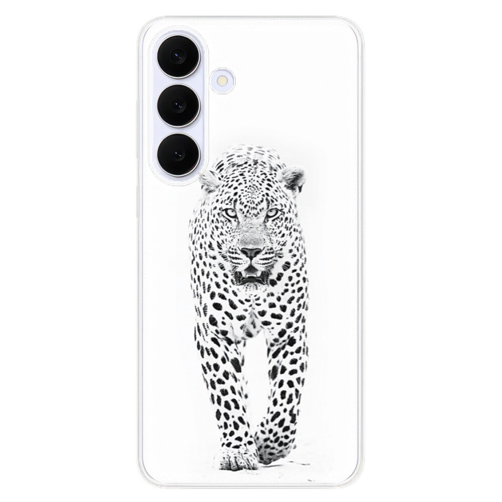 Odolné silikónové puzdro iSaprio - White Jaguar - Samsung Galaxy S25 FE