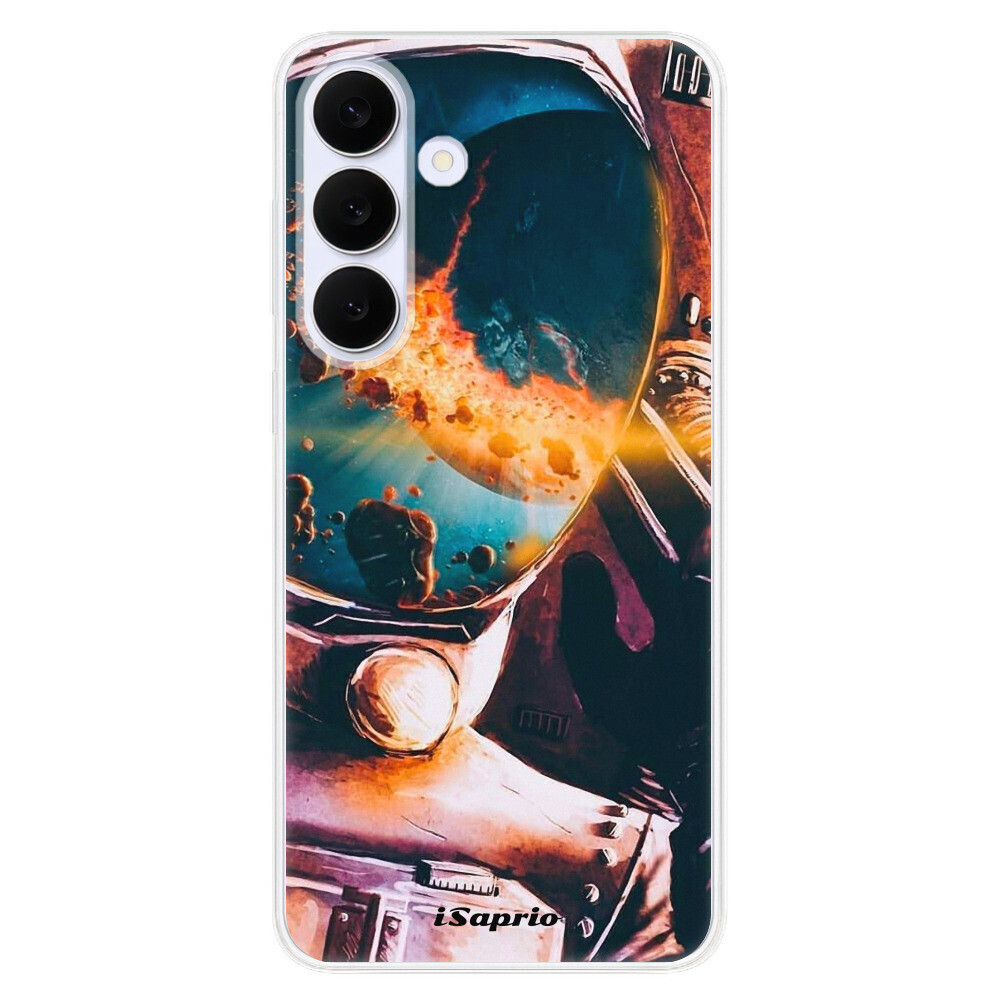 Odolné silikónové puzdro iSaprio - Astronaut 01 - Samsung Galaxy S25 FE