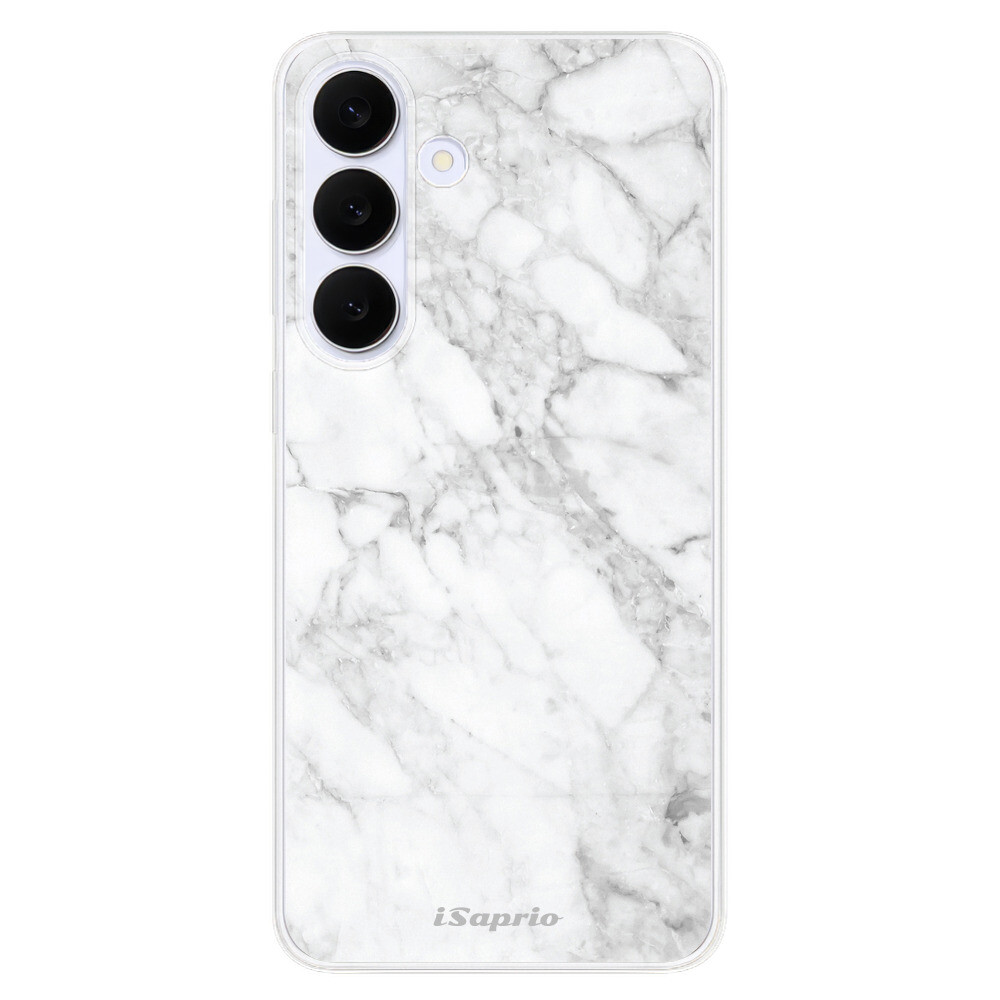 Odolné silikónové puzdro iSaprio - SilverMarble 14 - Samsung Galaxy S25 FE