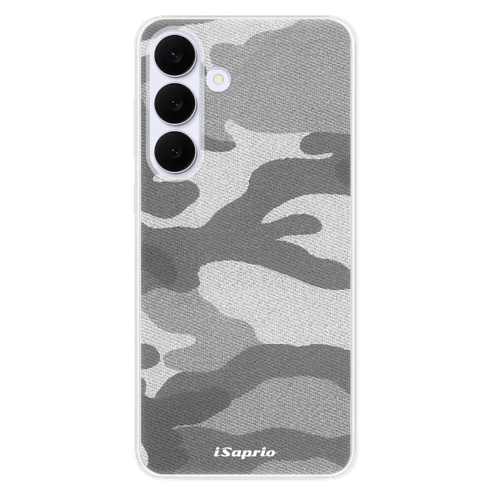 Odolné silikónové puzdro iSaprio - Gray Camuflage 02 - Samsung Galaxy S25 FE