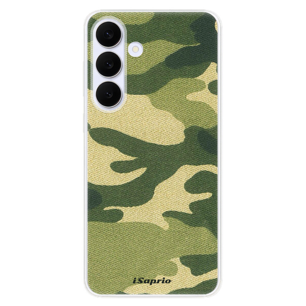 Odolné silikónové puzdro iSaprio - Green Camuflage 01 - Samsung Galaxy S25 FE