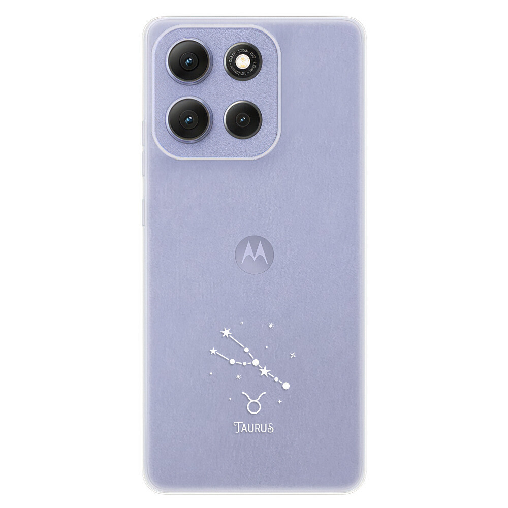 Odolné silikónové puzdro iSaprio - čiré - Býk - Motorola Moto G86 5G