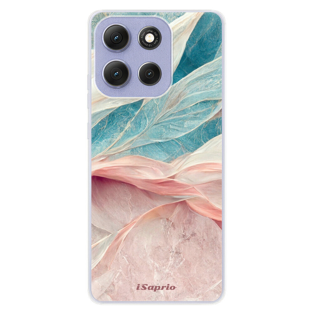 Odolné silikónové puzdro iSaprio - Pink and Blue - Motorola Moto G86 5G