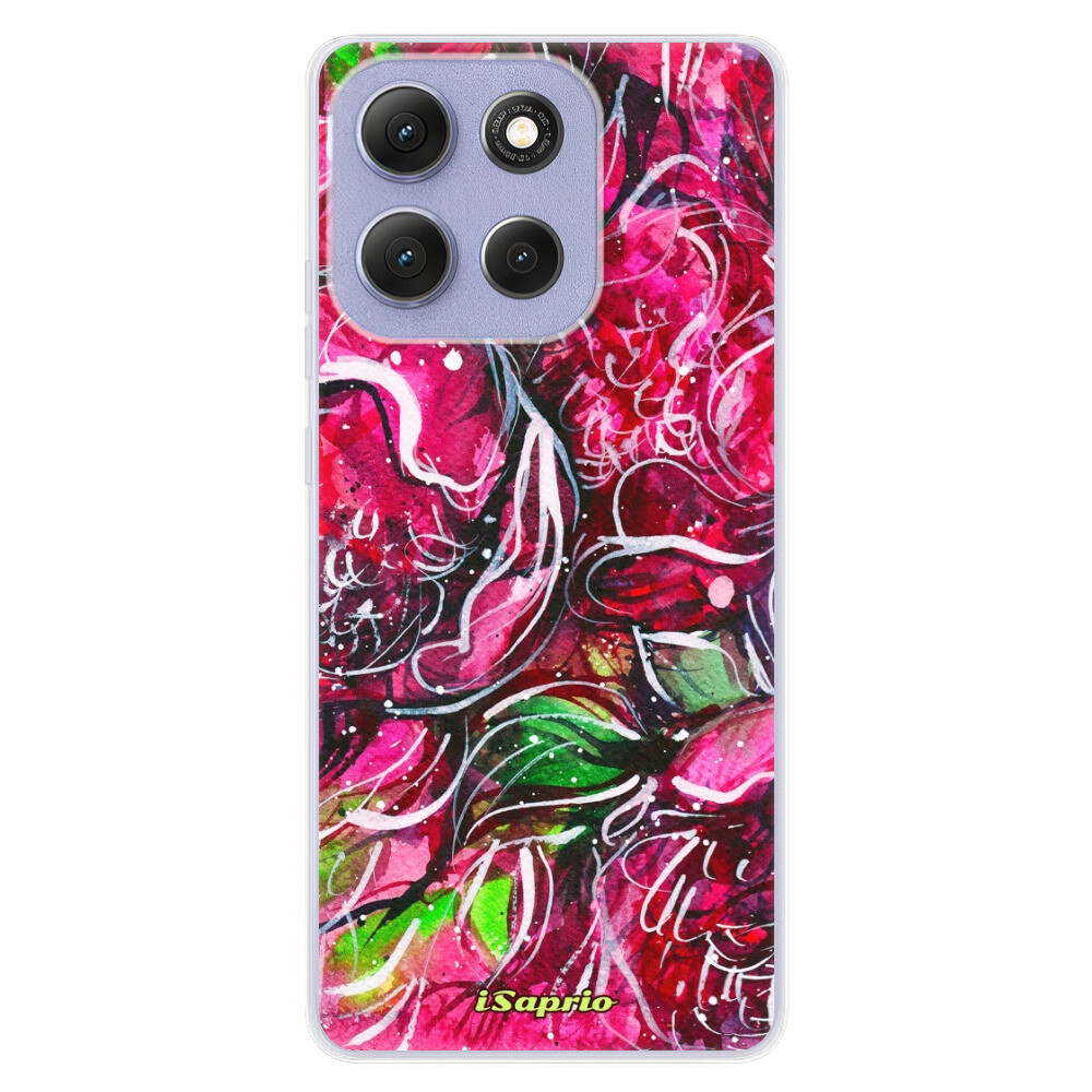 Odolné silikónové puzdro iSaprio - Burgundy - Motorola Moto G86 5G