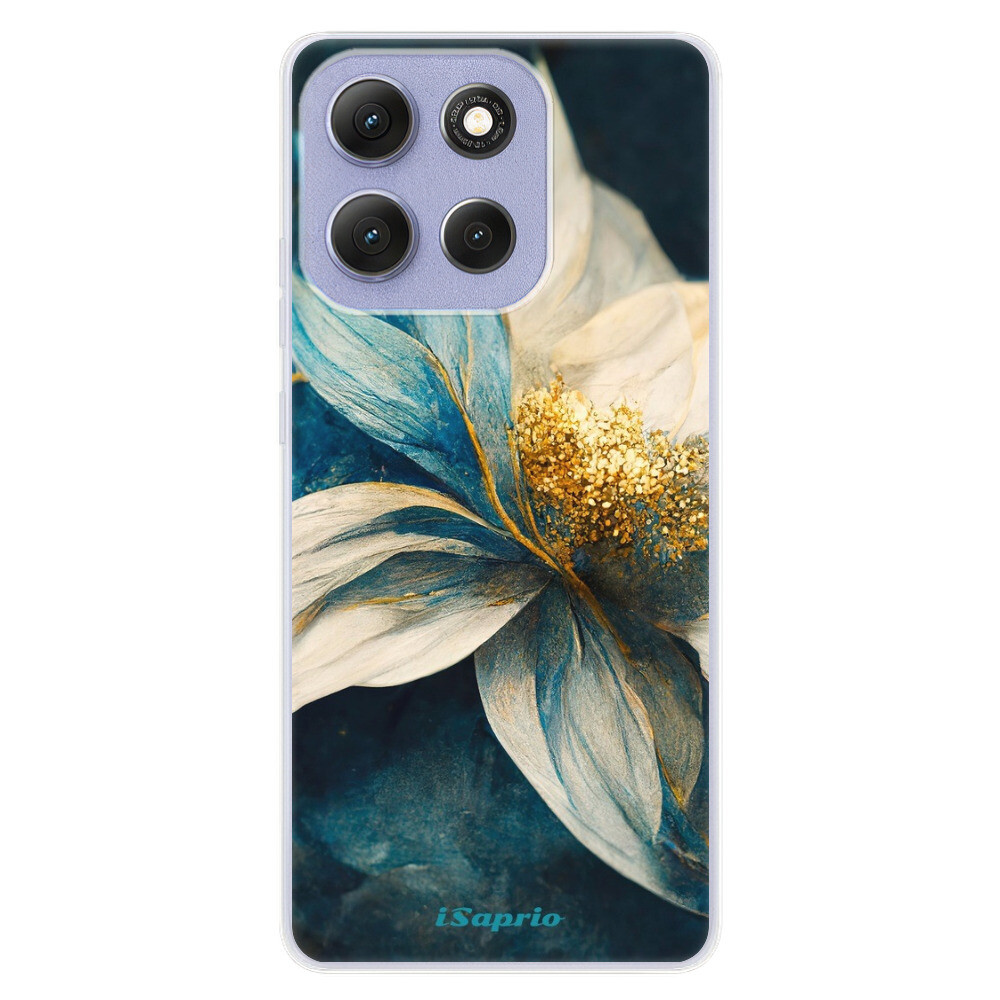 Odolné silikónové puzdro iSaprio - Blue Petals - Motorola Moto G86 5G
