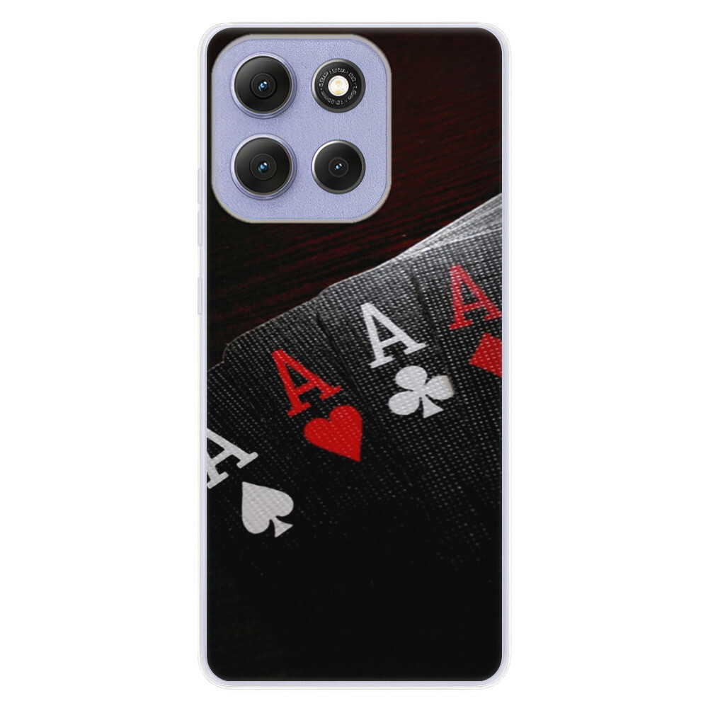Odolné silikónové puzdro iSaprio - Poker - Motorola Moto G86 5G