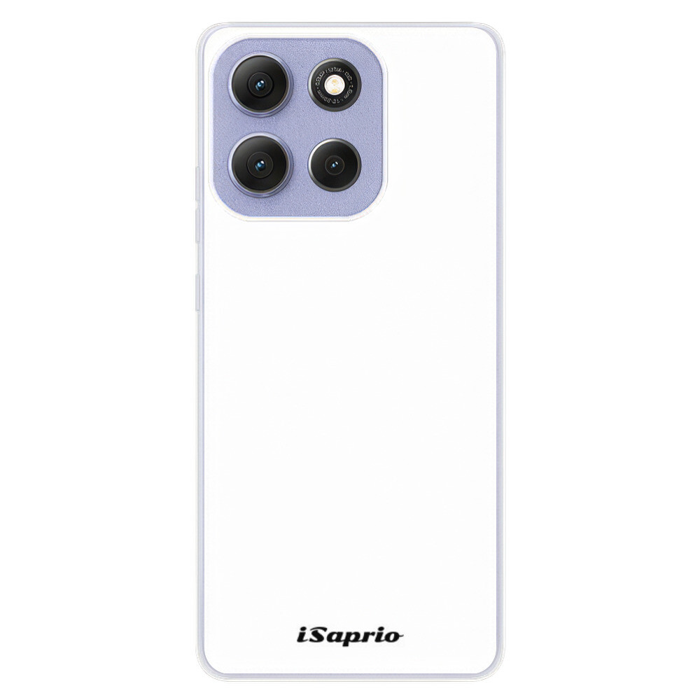 Odolné silikónové puzdro iSaprio - 4Pure - bílý - Motorola Moto G86 5G