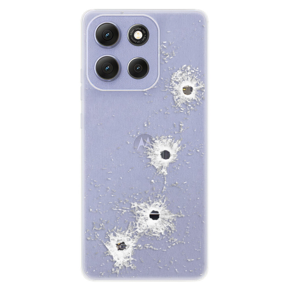 Odolné silikónové puzdro iSaprio - Gunshots - Motorola Moto G86 5G