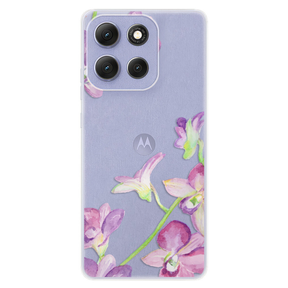 Odolné silikónové puzdro iSaprio - Purple Orchid - Motorola Moto G86 5G