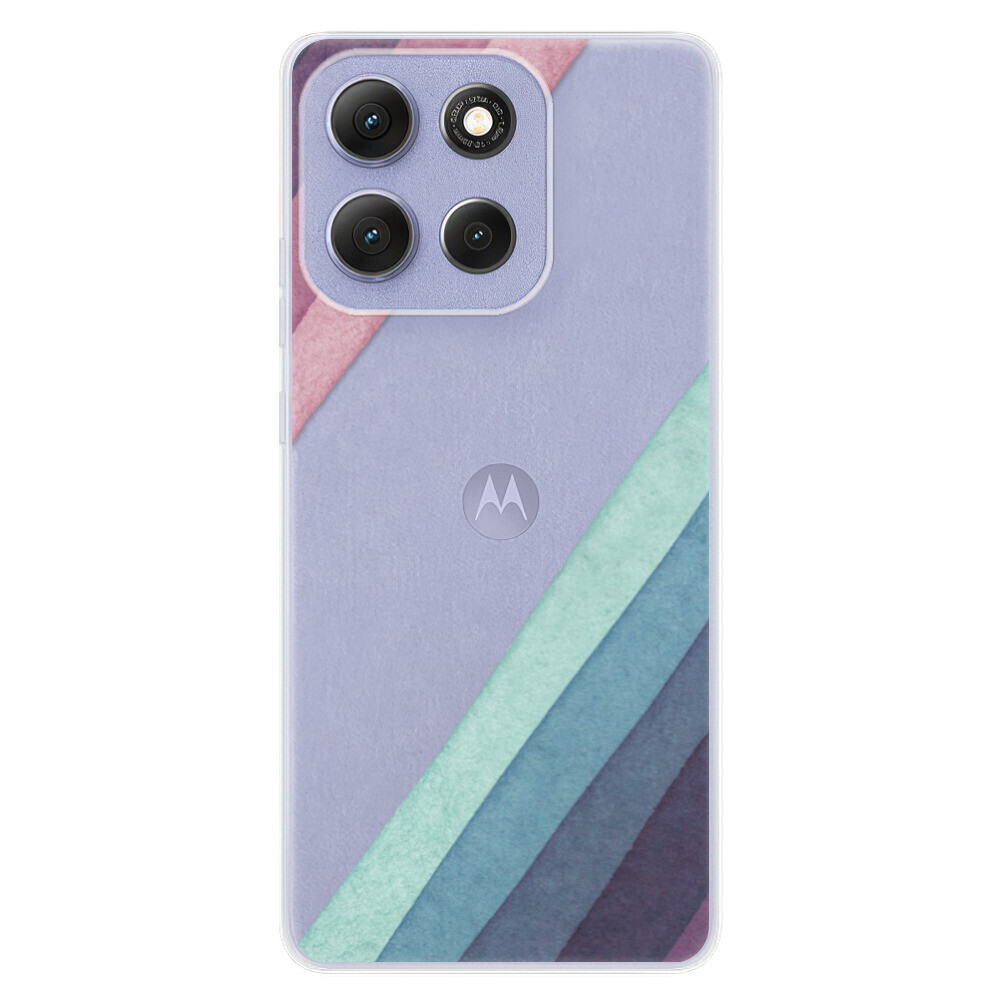 Odolné silikónové puzdro iSaprio - Glitter Stripes 01 - Motorola Moto G86 5G