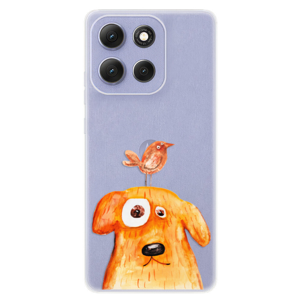 Odolné silikónové puzdro iSaprio - Dog And Bird - Motorola Moto G86 5G