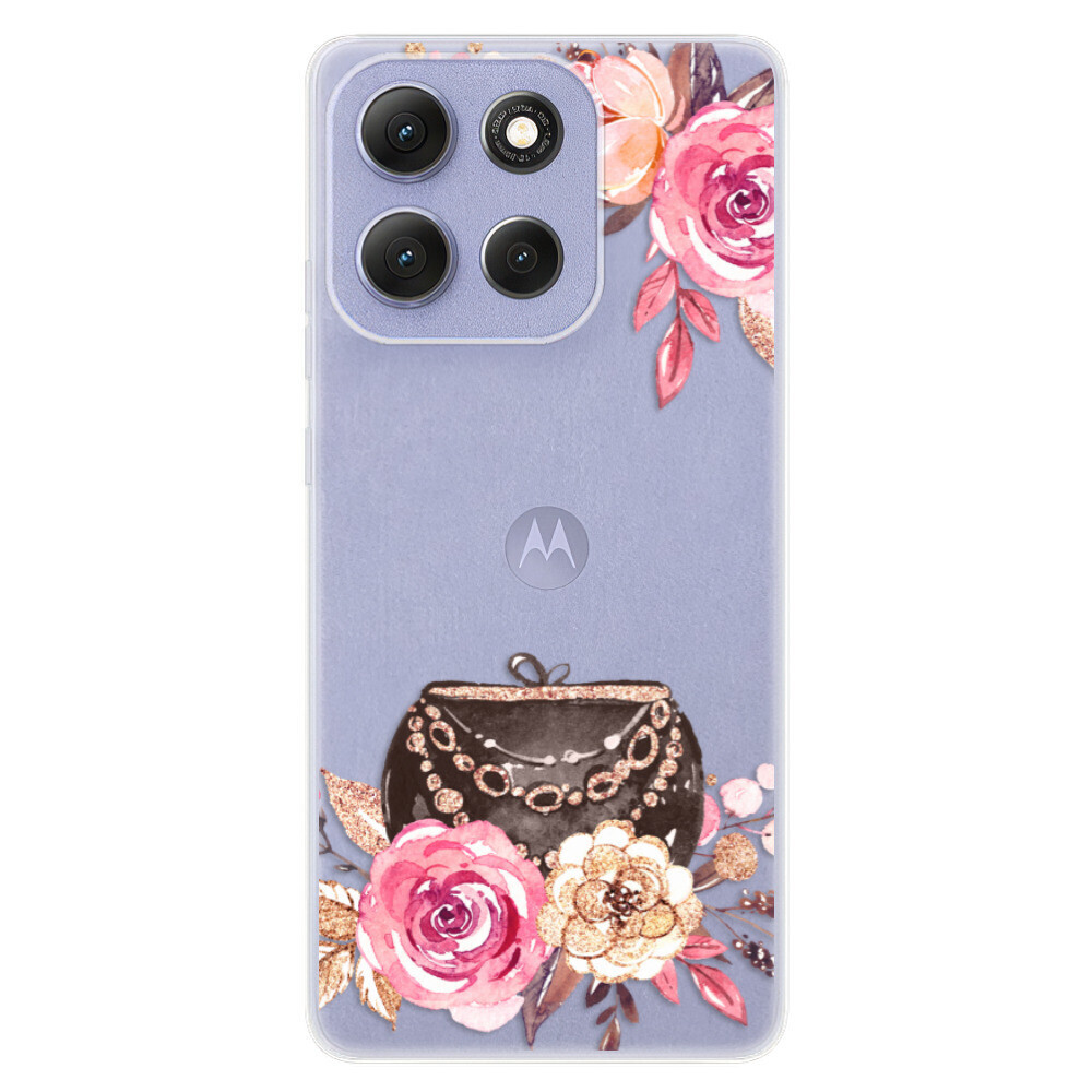 Odolné silikónové puzdro iSaprio - Handbag 01 - Motorola Moto G86 5G
