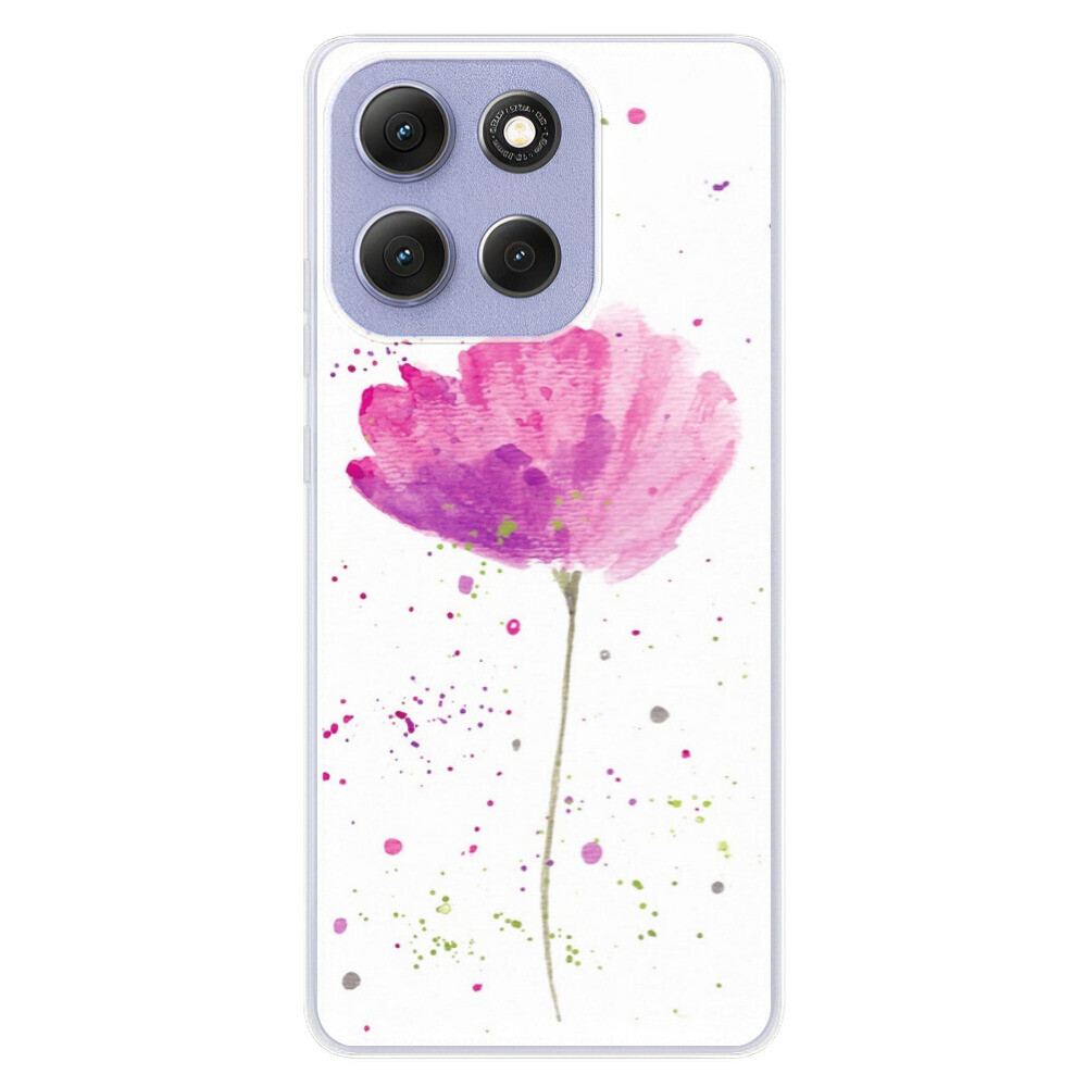 Odolné silikónové puzdro iSaprio - Poppies - Motorola Moto G86 5G