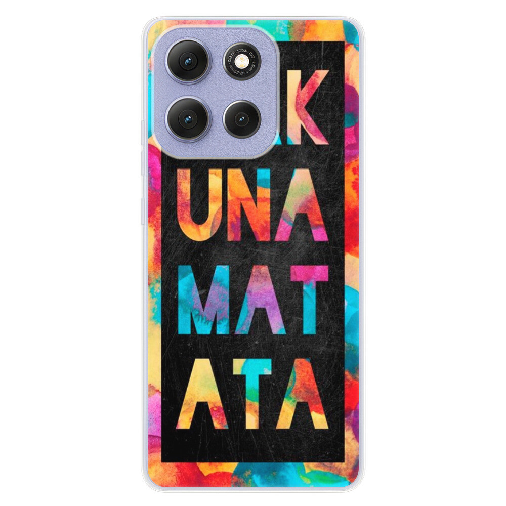 Odolné silikónové puzdro iSaprio - Hakuna Matata 01 - Motorola Moto G86 5G