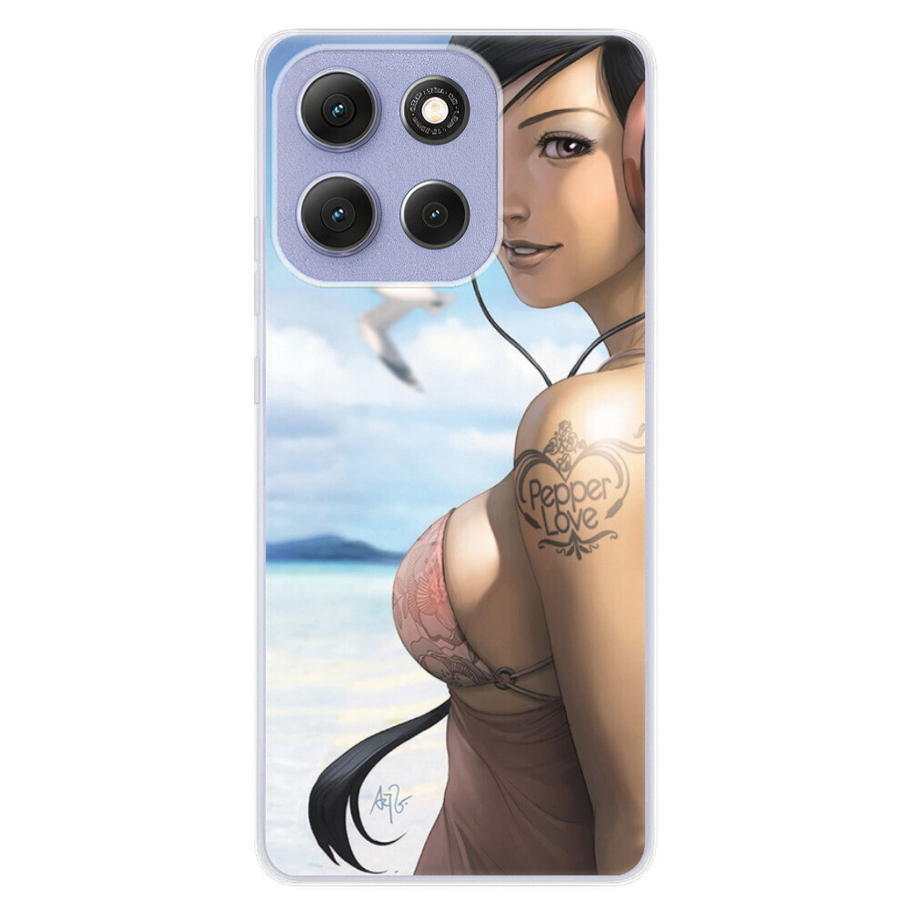 Odolné silikónové puzdro iSaprio - Girl 02 - Motorola Moto G86 5G