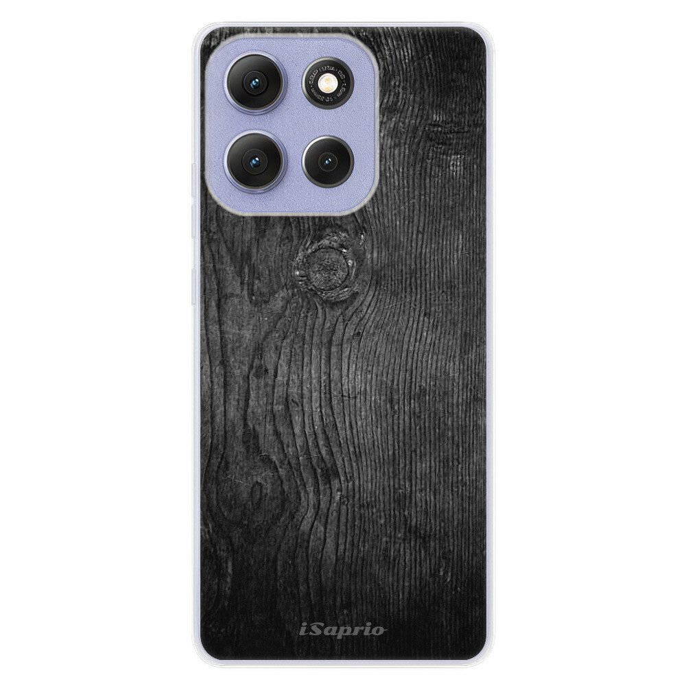 Odolné silikónové puzdro iSaprio - Black Wood 13 - Motorola Moto G86 5G