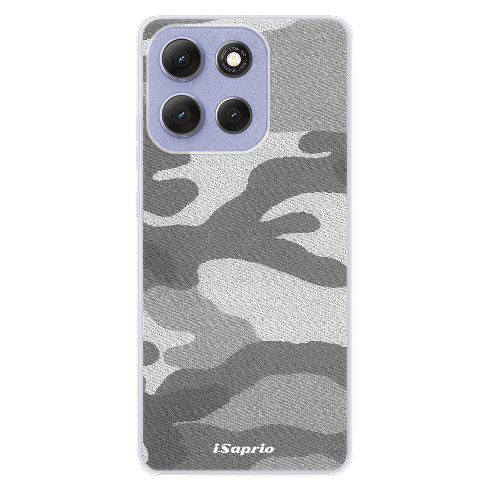 Odolné silikónové puzdro iSaprio - Gray Camuflage 02 - Motorola Moto G86 5G
