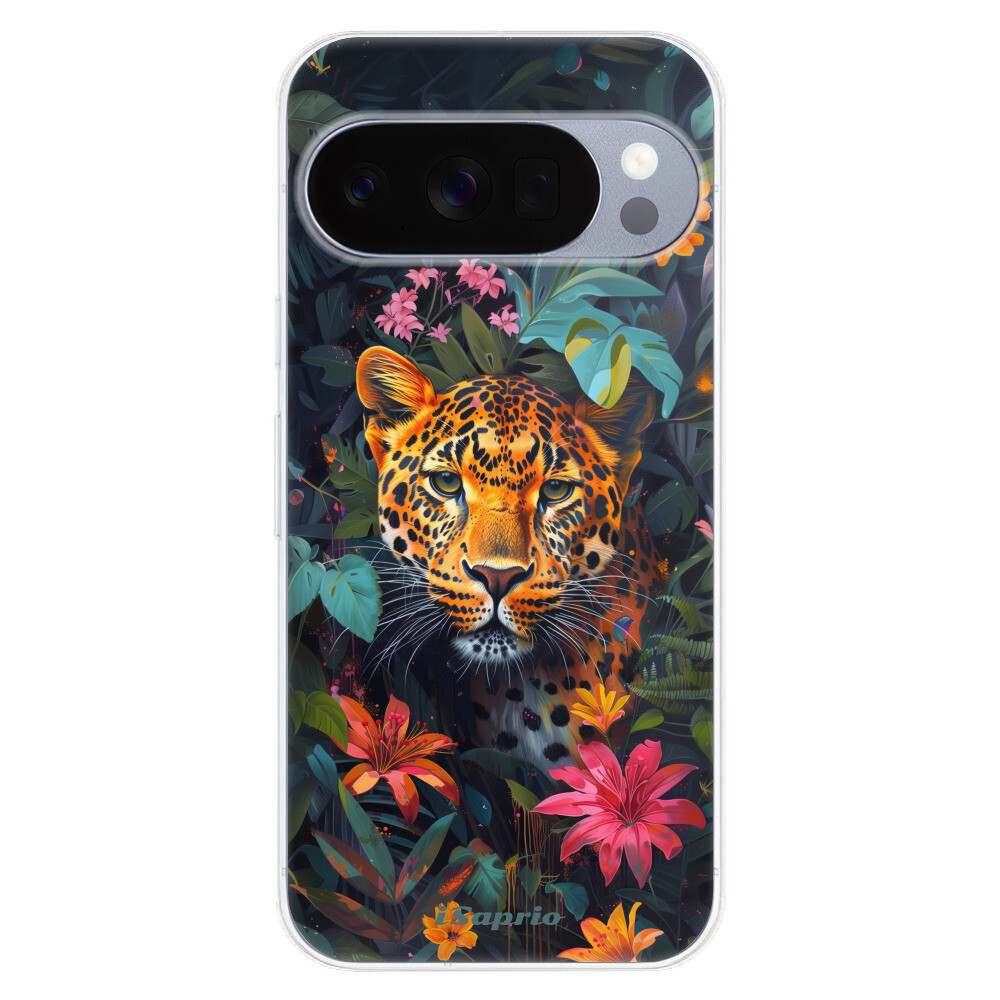 Odolné silikónové puzdro iSaprio - Flower Jaguar - Google Pixel 10 / 10 Pro