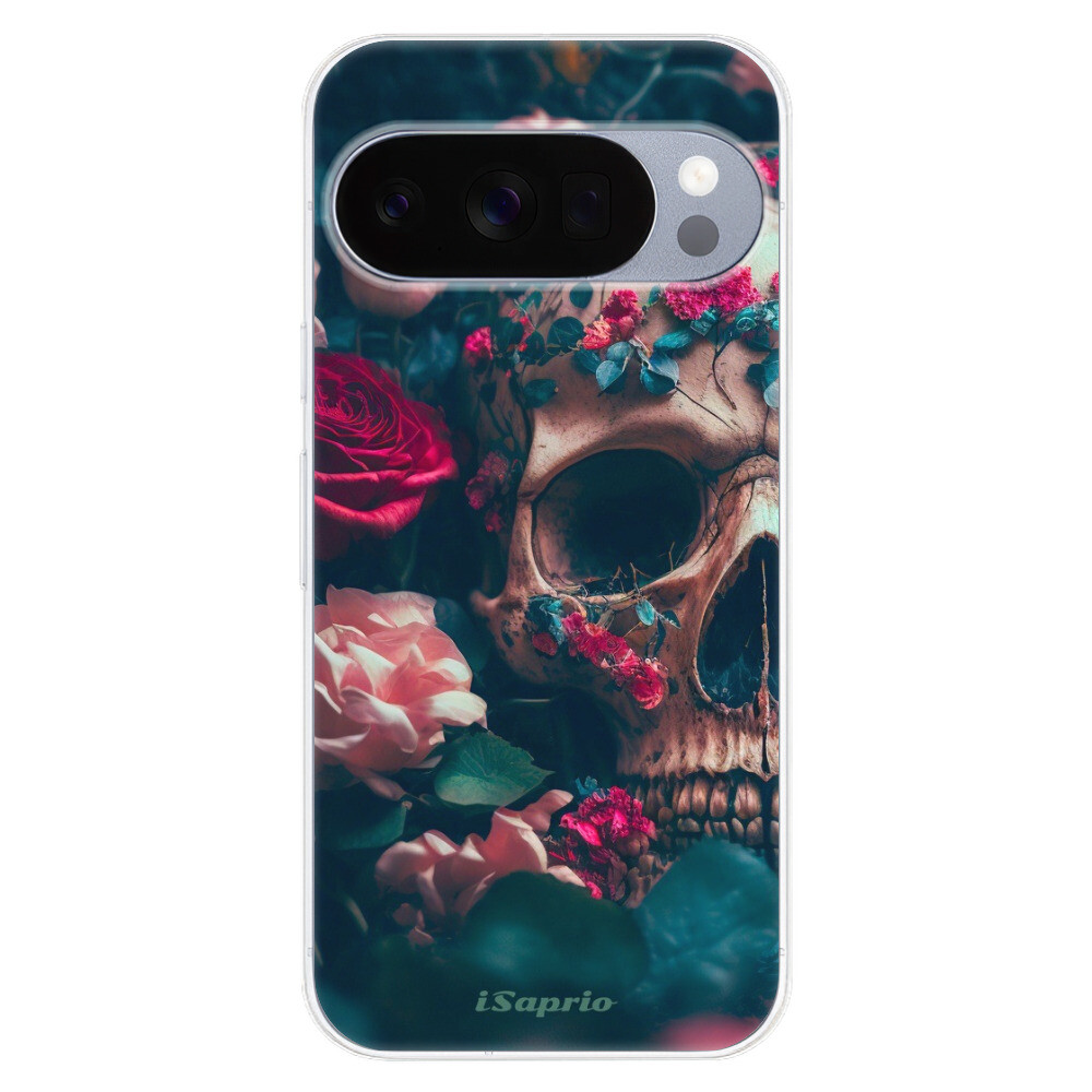 Odolné silikónové puzdro iSaprio - Skull in Roses - Google Pixel 10 / 10 Pro