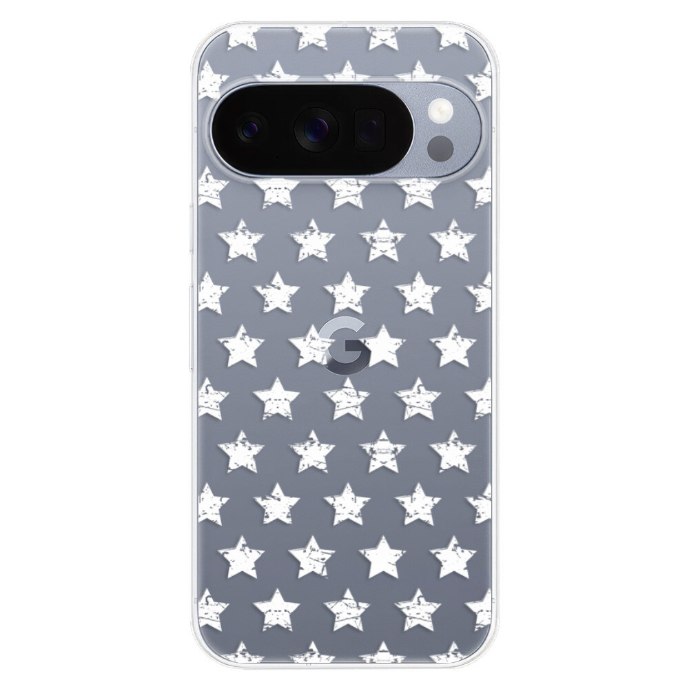 Odolné silikónové puzdro iSaprio - Stars Pattern - white - Google Pixel 10 / 10 Pro