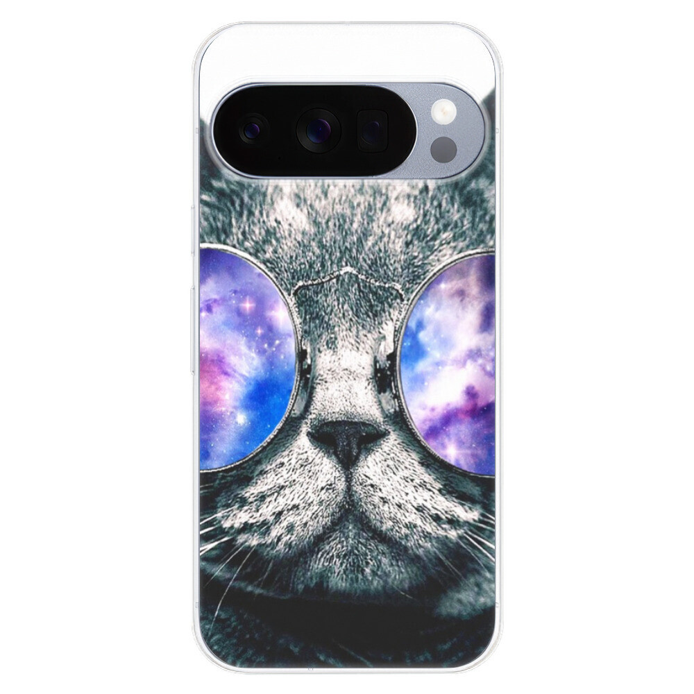 Odolné silikónové puzdro iSaprio - Galaxy Cat - Google Pixel 10 / 10 Pro