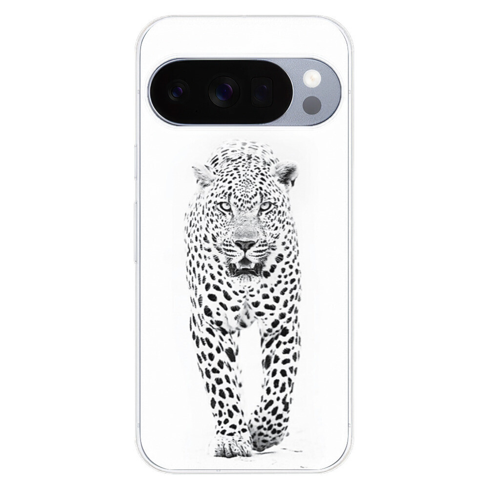Odolné silikónové puzdro iSaprio - White Jaguar - Google Pixel 10 / 10 Pro