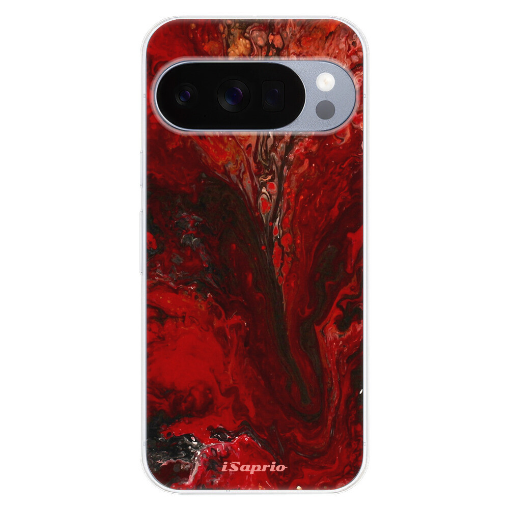 Odolné silikónové puzdro iSaprio - RedMarble 17 - Google Pixel 10 / 10 Pro